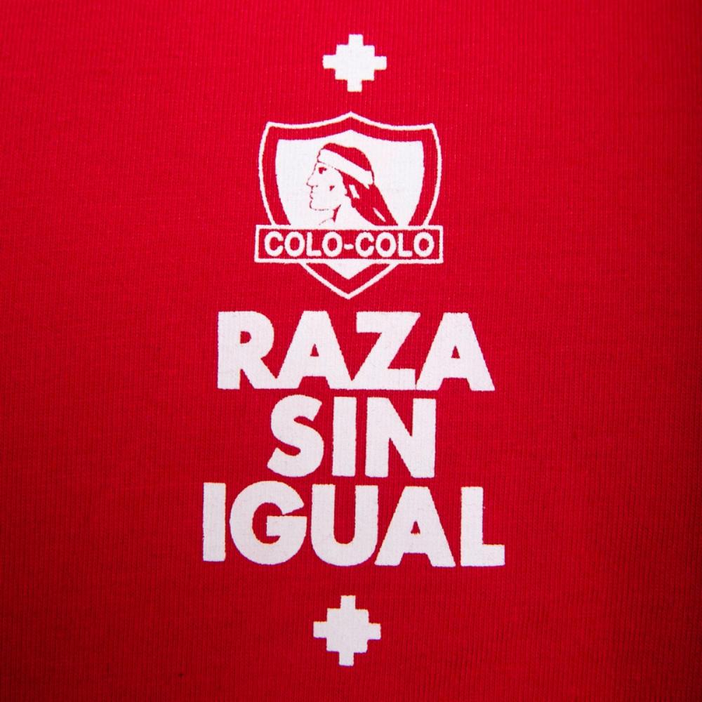 Polera Colo Colo Urbano "Raza Sin Igual" Roja