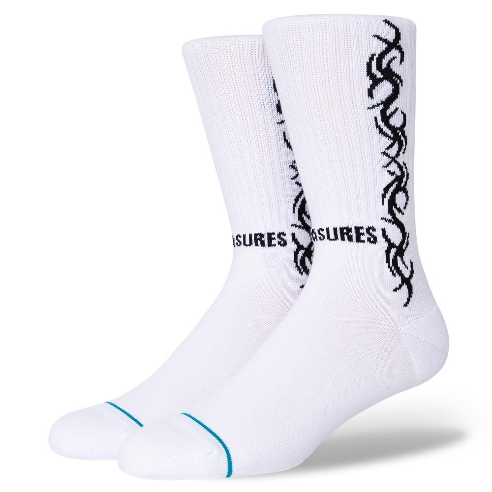 Stance Sock Pleasures Tribal White