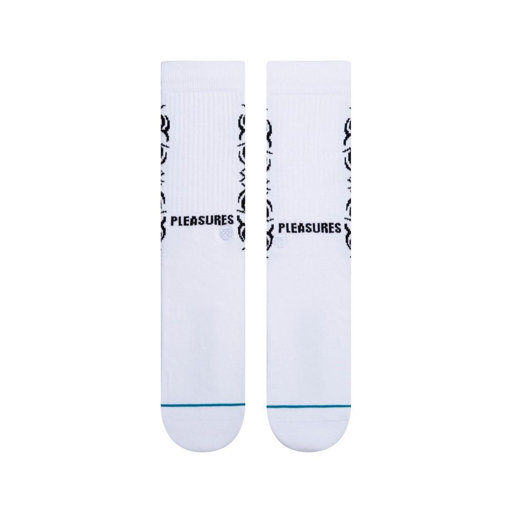 Stance Sock Pleasures Tribal White