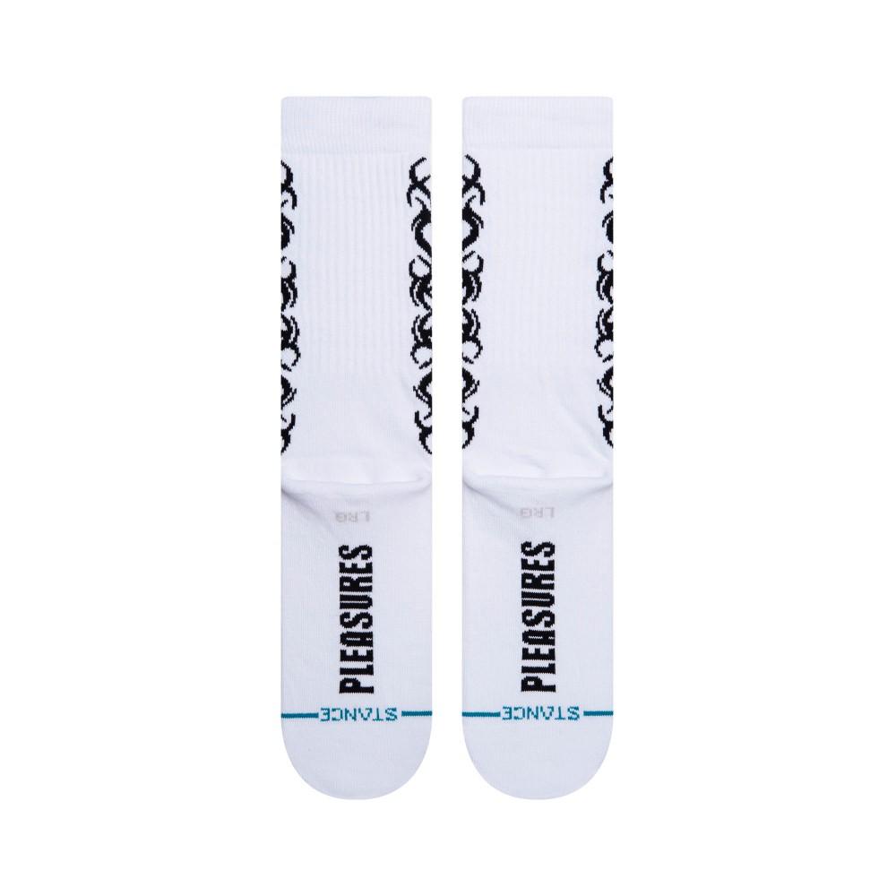 Stance Sock Pleasures Tribal White