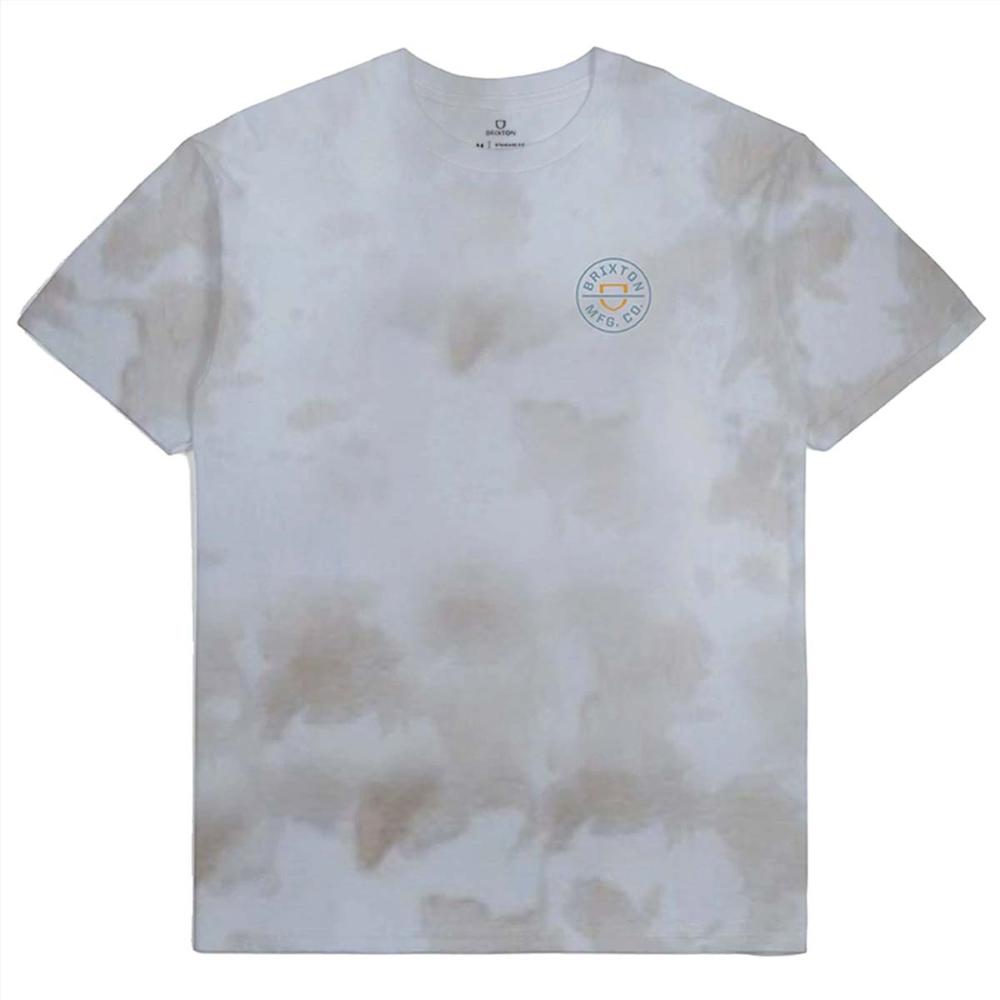 Polera Men Crest II Mojave White Cloud Wash