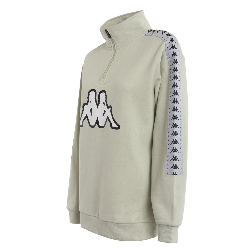 Poleron Women Half Zip Lime White