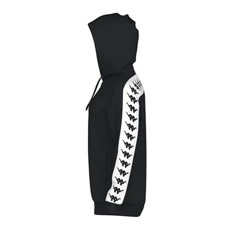Chaqueta 222 Banda 10 Erman0 Black White Kappa
