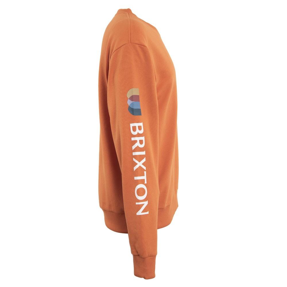 Poleron Men Crew Basic Orange