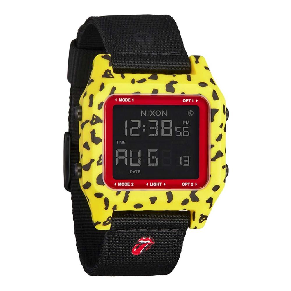 Reloj Rolling Stones Staple Yellow Black