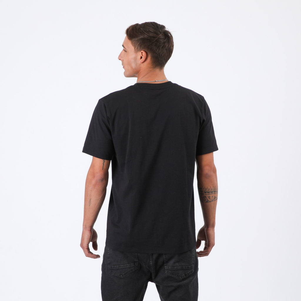 Polera Nixon Men Pocket Black Grey