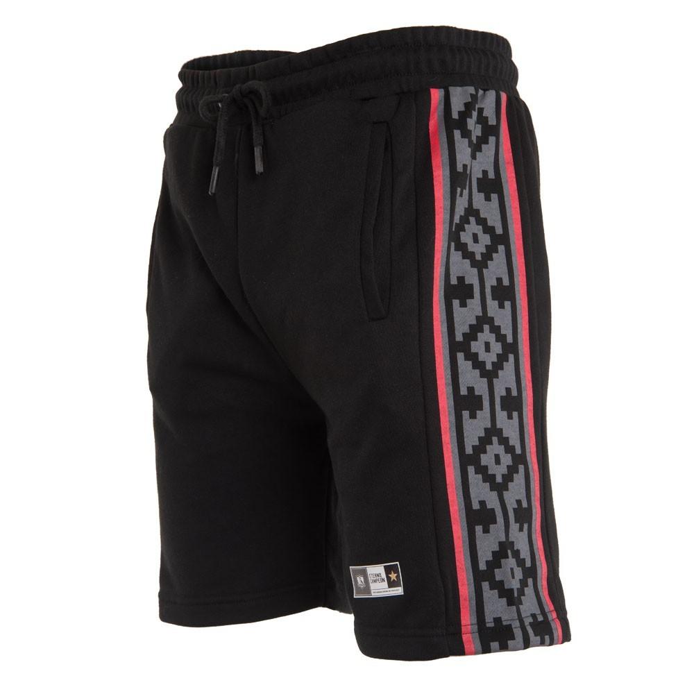 Short Colo Colo Urbano Black Diseño Banda Lateral Grey Red