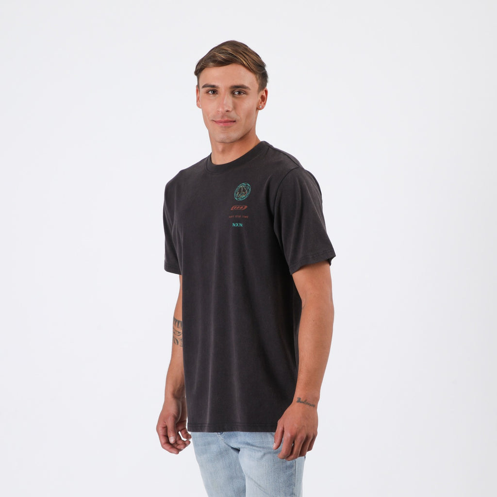 Polera Nixon Men Clock is Ticking Washed Black