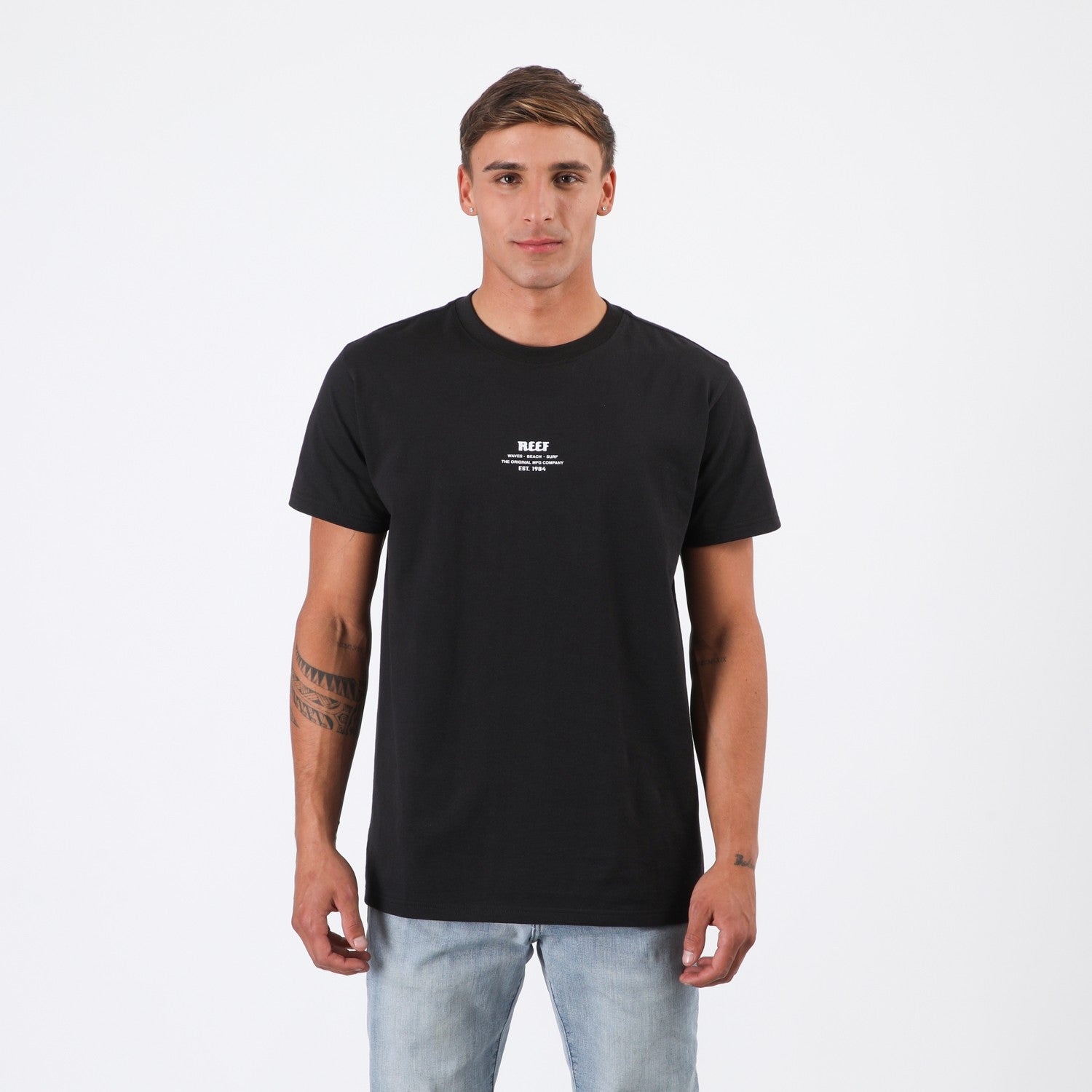 Polera Reef Men Print Black