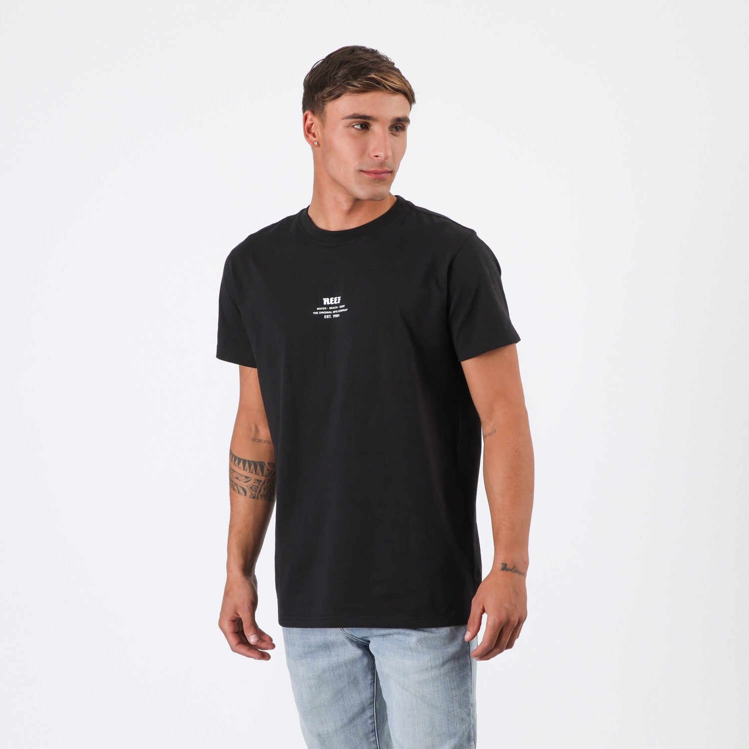 Polera Reef Men Print Black