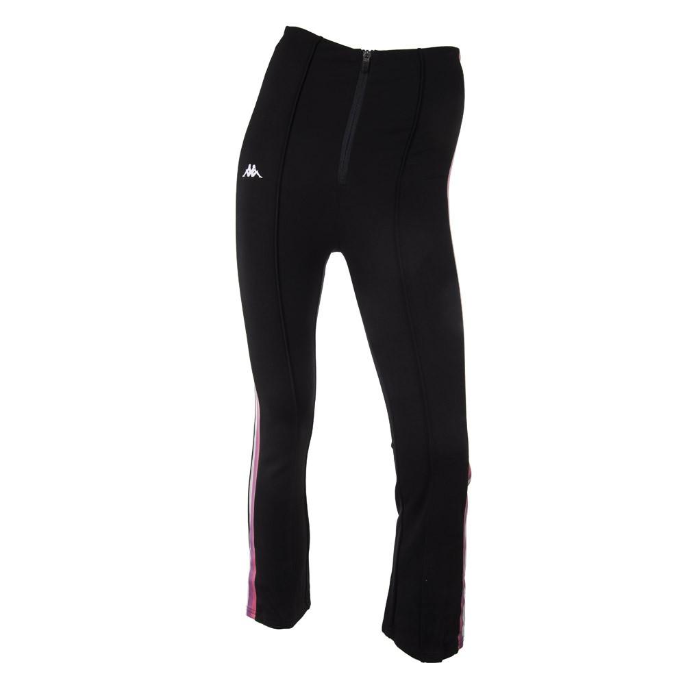 Buzo Negro Franja Linea Multicolor