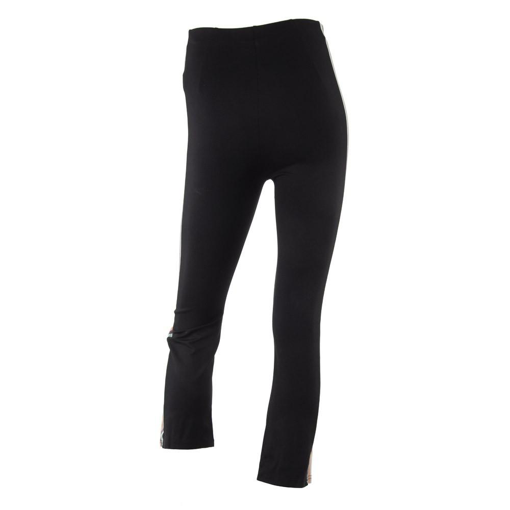 Buzo Negro Franja Linea Multicolor