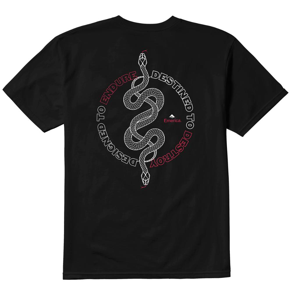 Polera Endure Destroy Tee Black