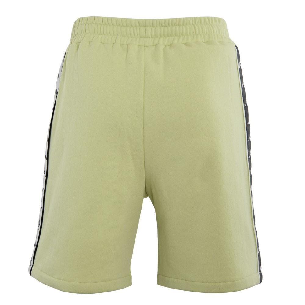 Short Men Green White Omini Leg Banda Bicolor