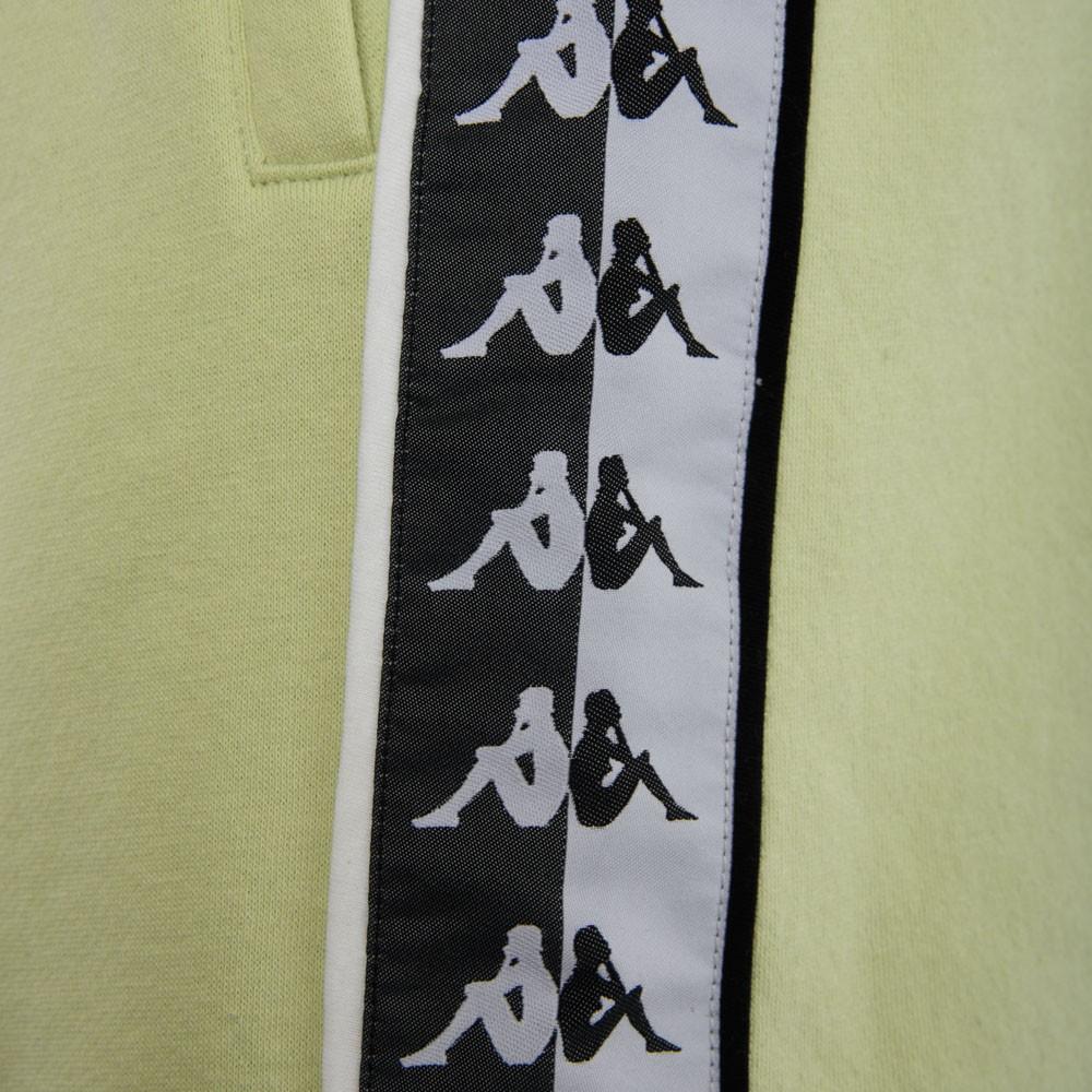 Short Men Green White Omini Leg Banda Bicolor