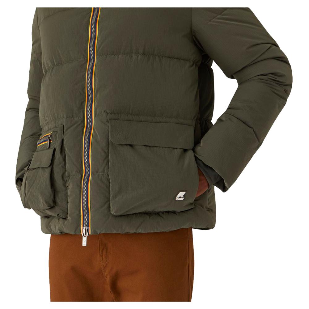 Chaqueta Parin Mini Ripstop Green Black Orange Rust
