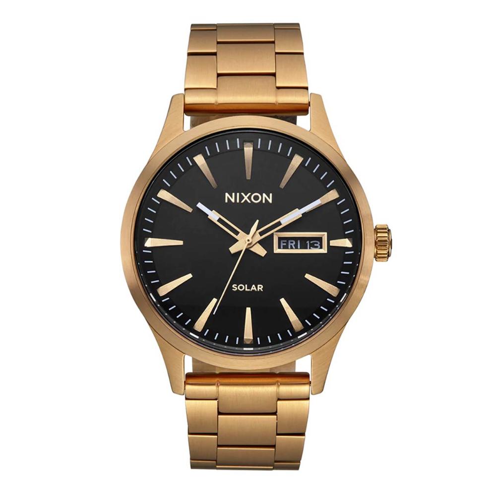 Reloj Sentry Solar Stainless Steel All Gold Black