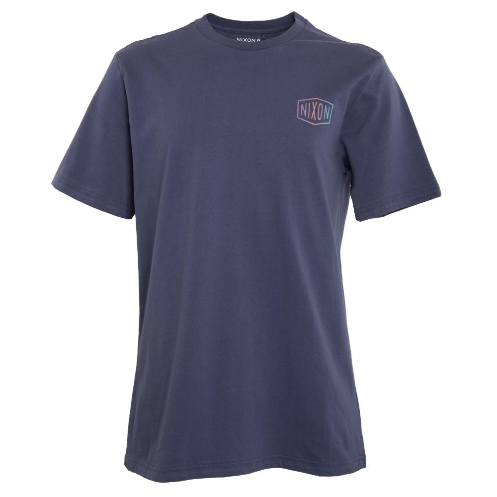 Polera Men Logo Back Blue