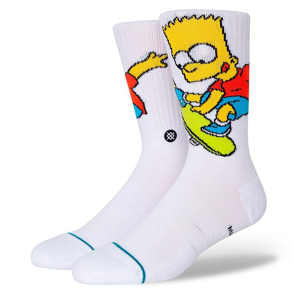 Stance Sock Bart Simpson Men White