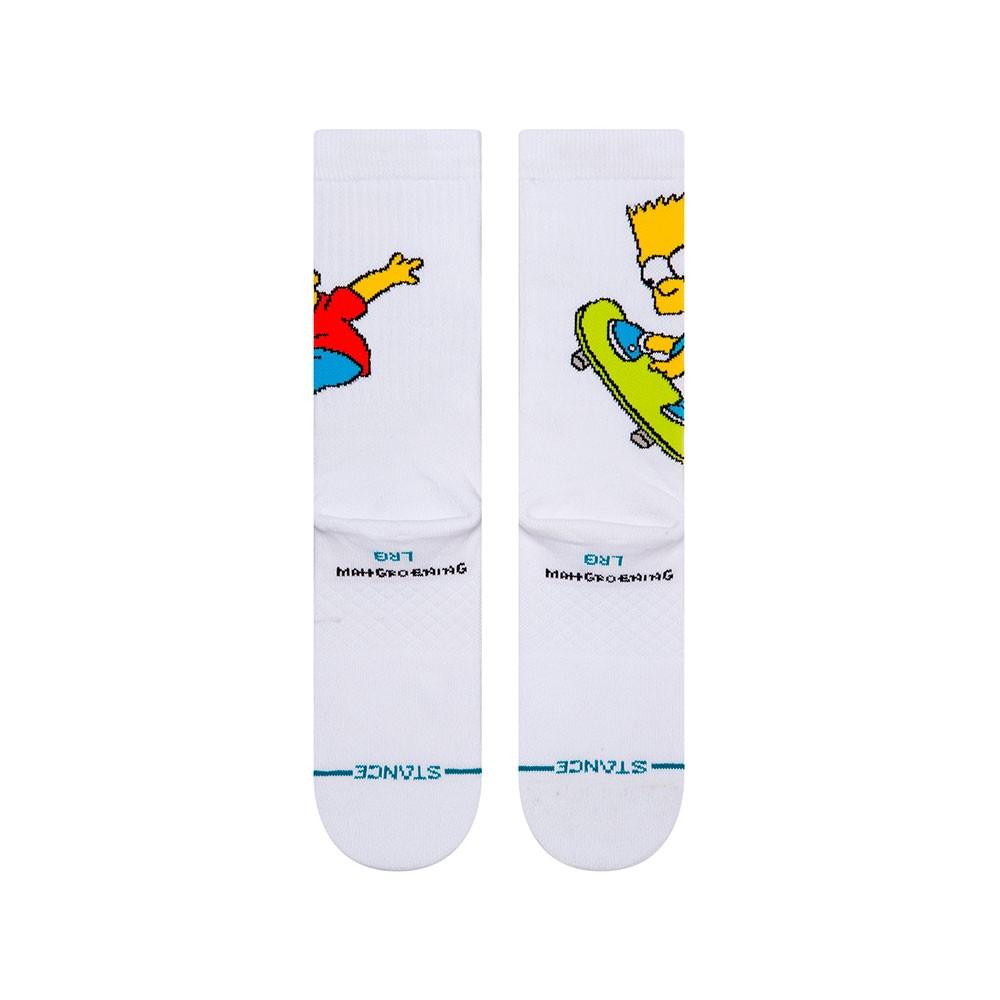 Stance Sock Bart Simpson Men White