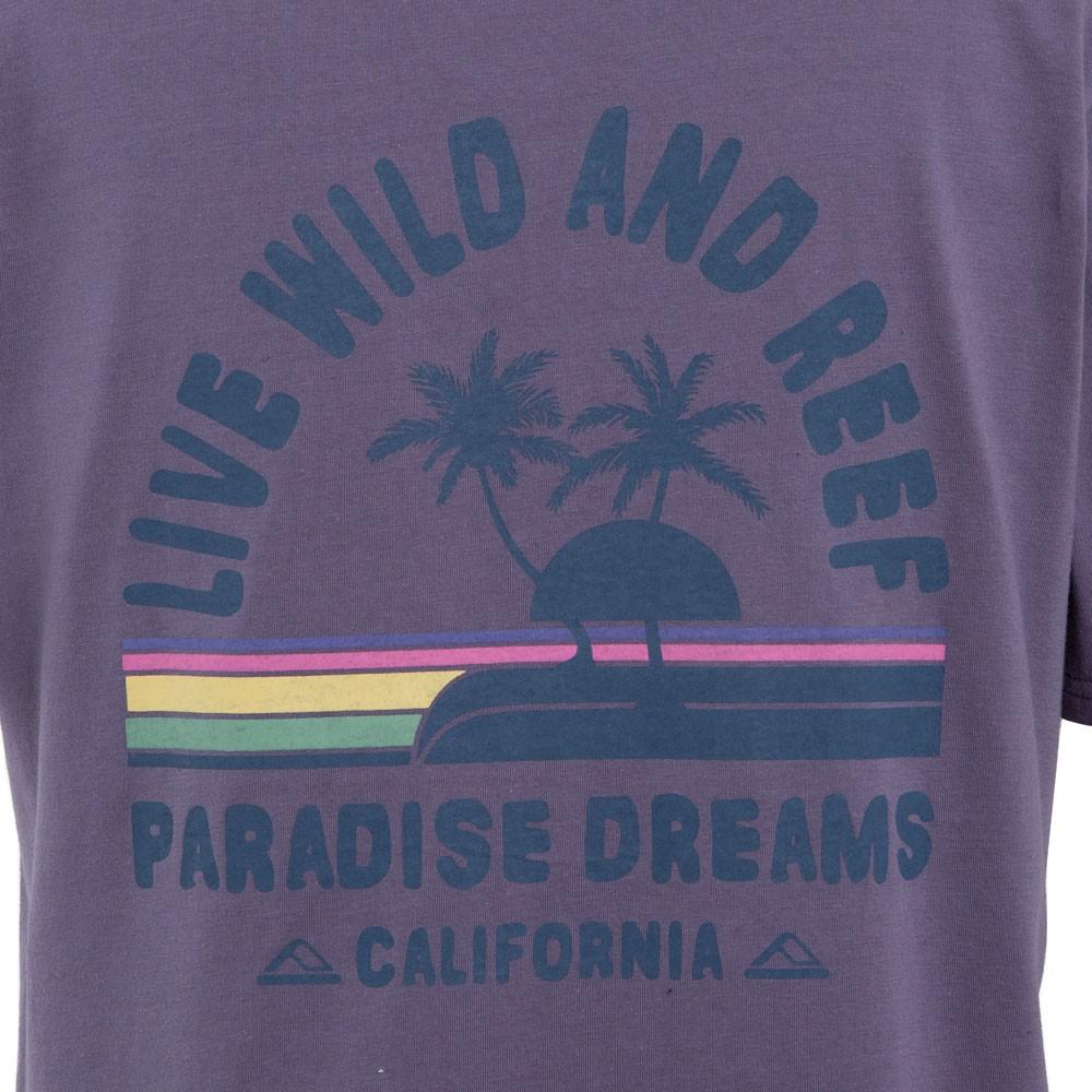 Polera Manga Corta Live Wild Purple