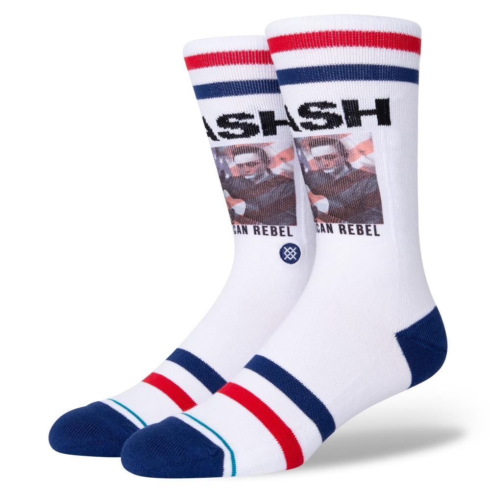 Stance Sock Cash American Rebel White