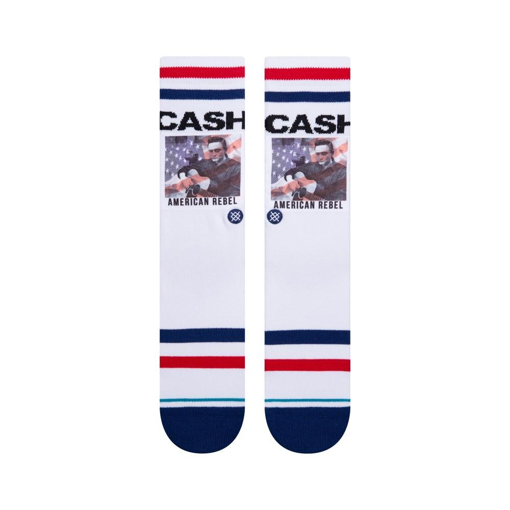 Stance Sock Cash American Rebel White