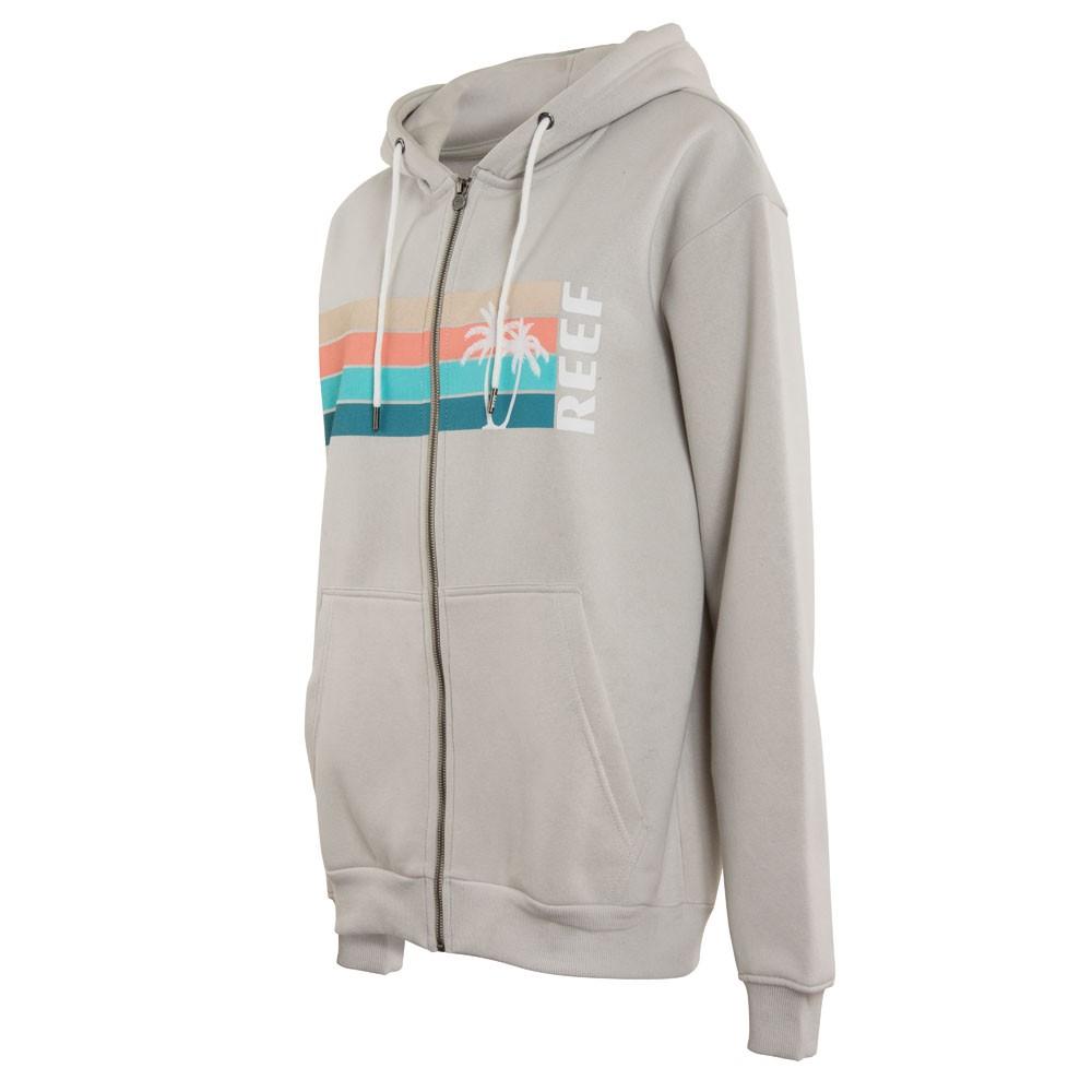 Poleron Men Full Zipper Light Grey