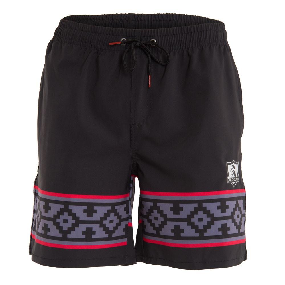 Short Colo Colo Urbano "Huinchas" Negro