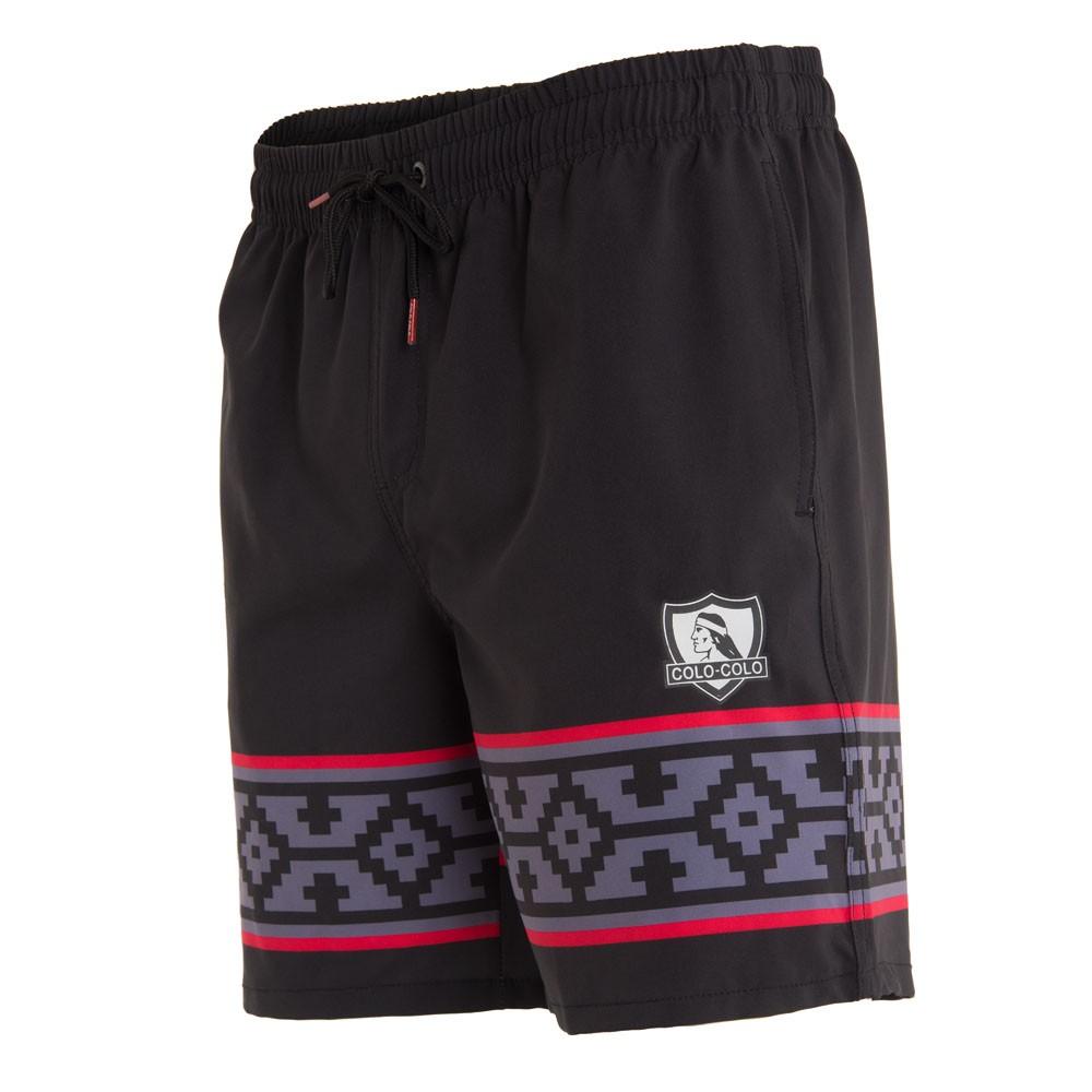 Short Colo Colo Urbano "Huinchas" Negro