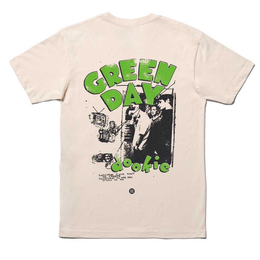 Polera Green Day x Stance 1994 Vintage White