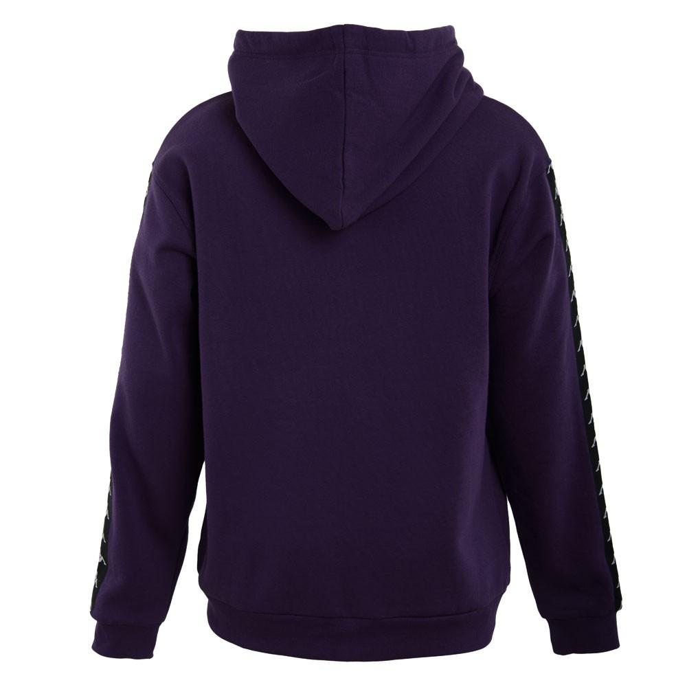 Poleron Men Full Zipper Purple Lines Black