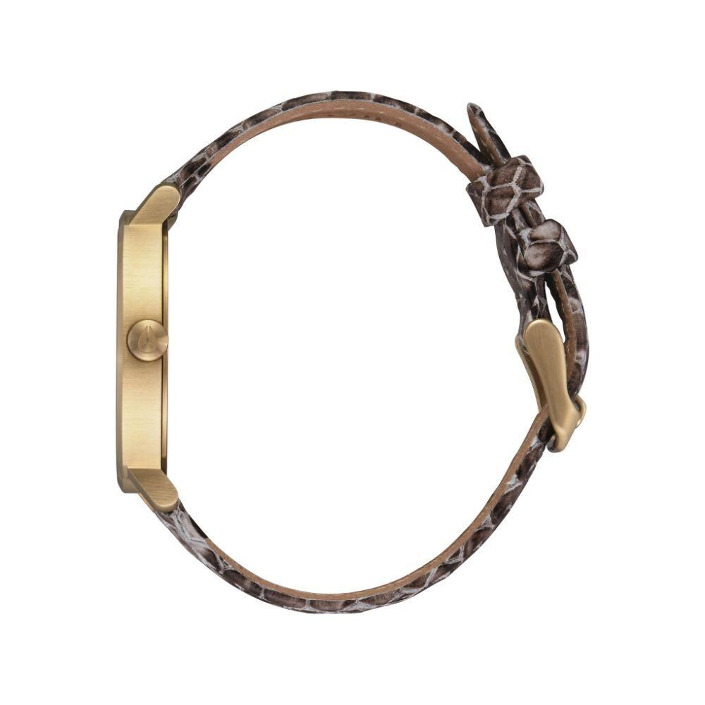 Reloj Arrow Leather Gold Taupe Amuse