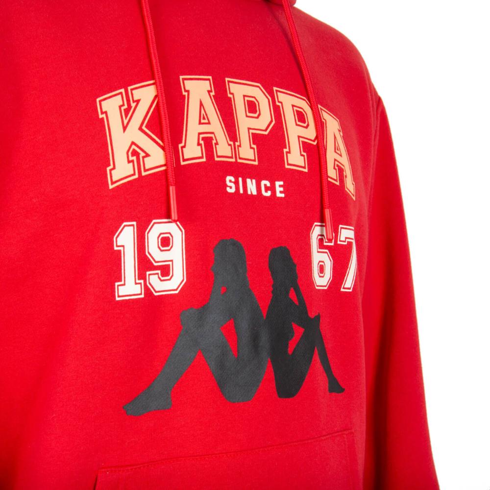 Polerón Hoodie Men Kappa Since 1967 Red