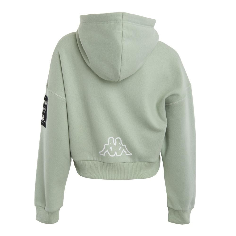 Poleron Women Crop Top Zipper Mint