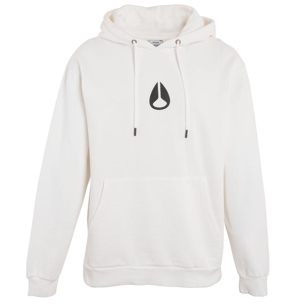 Poleron Men Hoodie Icon White Black