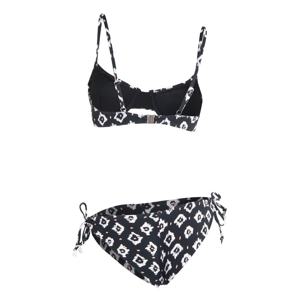 Bikini 05 Negro Figuras Blancas Reef