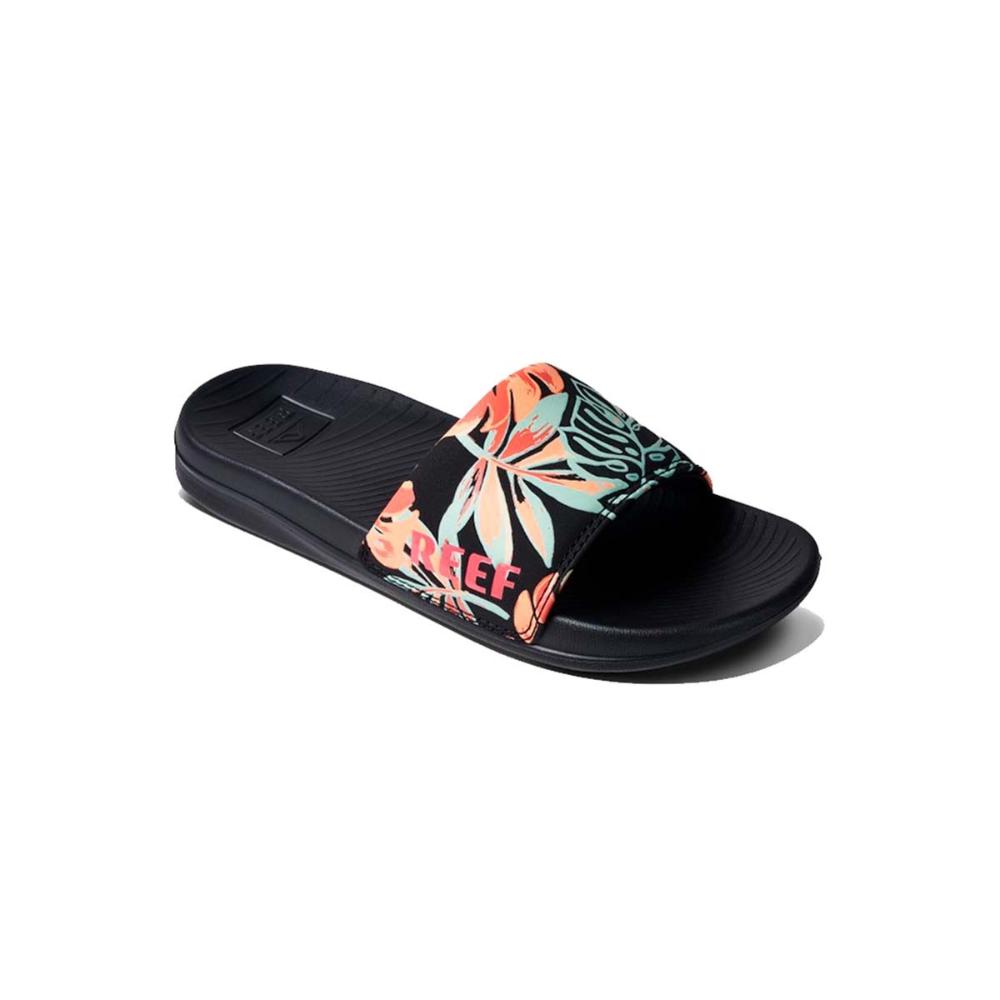 Sandalia Women One Slide Black Monstera