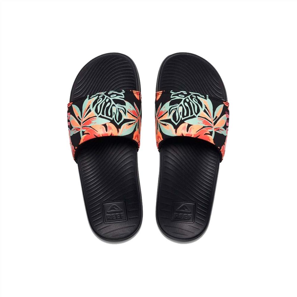 Sandalia Women One Slide Black Monstera