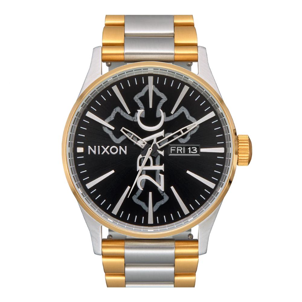 Reloj 2PAC Sentry Stainless Steel Gold Silver Black