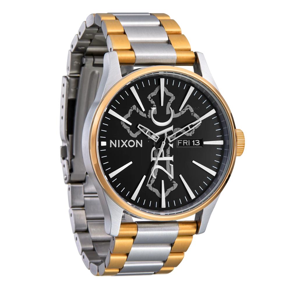 Reloj 2PAC Sentry Stainless Steel Gold Silver Black