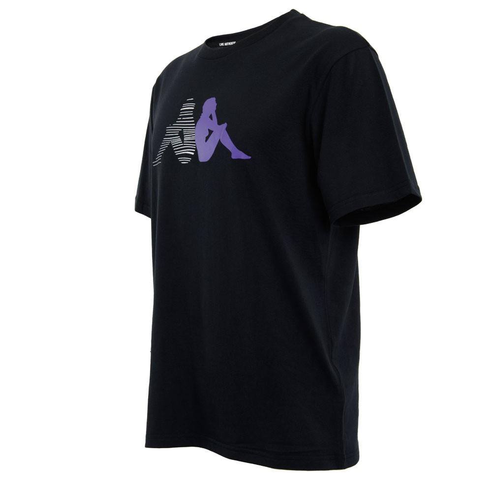 Polera Men Black Omini Solid Line
