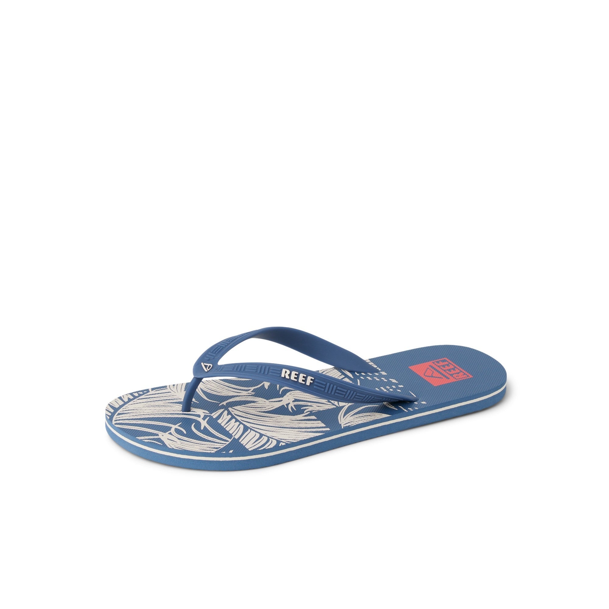 Sandalia Reef Men Seaside Print Blue Tan