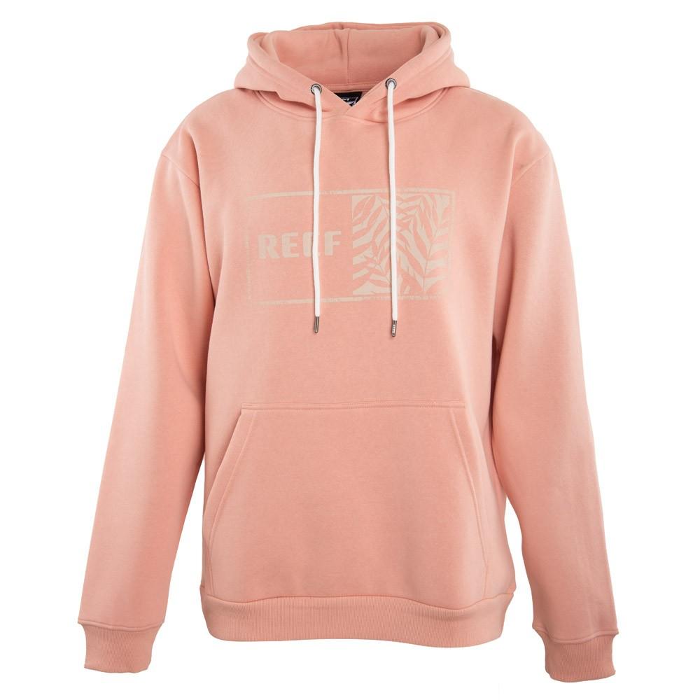 Poleron Men Hoodie Orange White