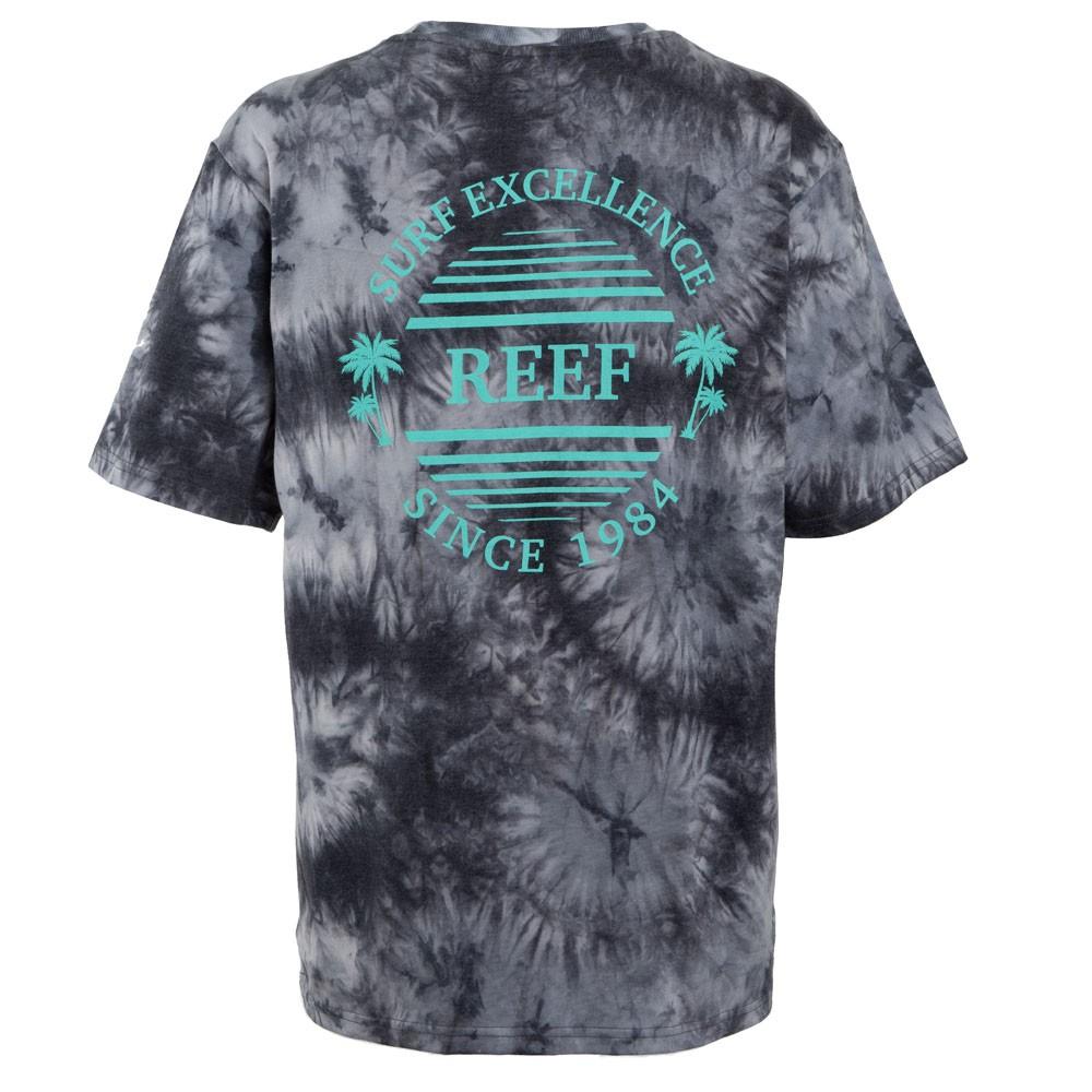 Polera Manga Corta Tie Dye Black Grey Green