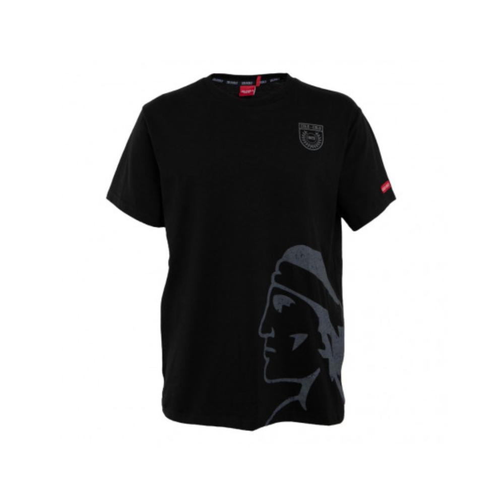 Polera Colo Colo Urbano Negra Cacique Gris