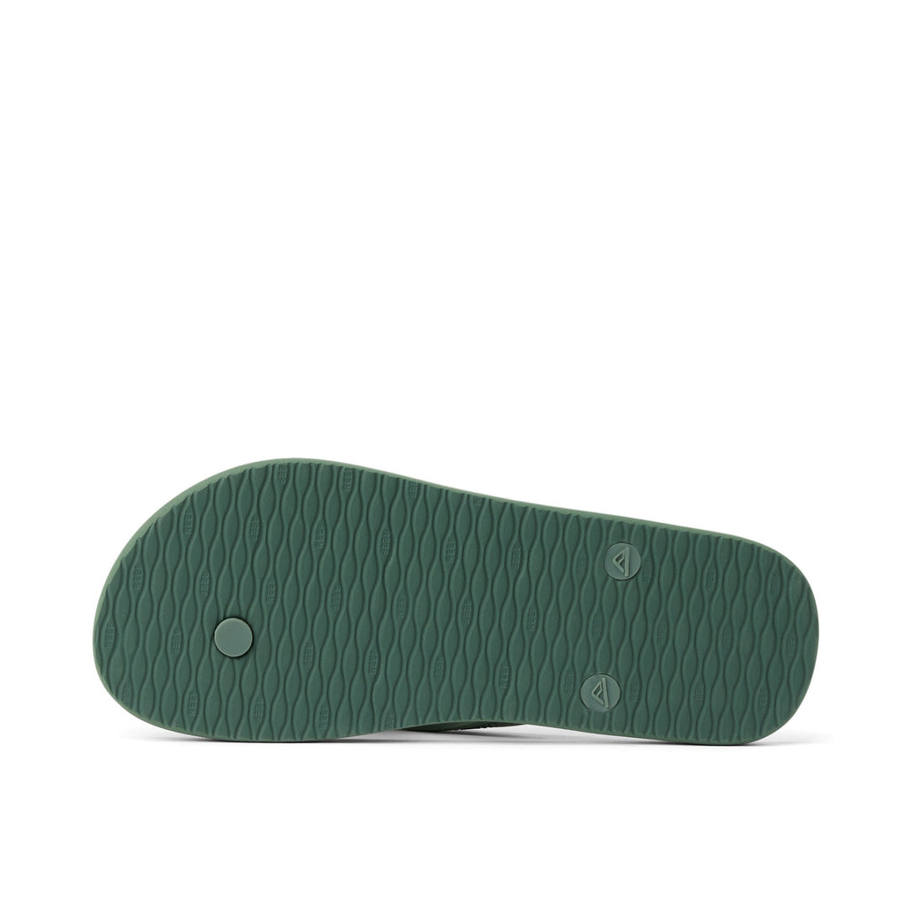 Sandalia Reef Men Seaside Print Sage Text
