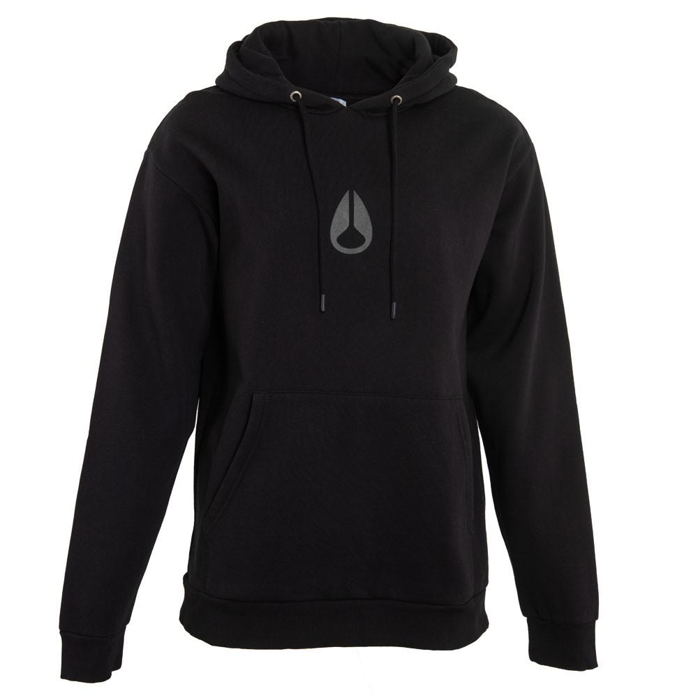 Poleron Men Hoodie Icon Black Grey