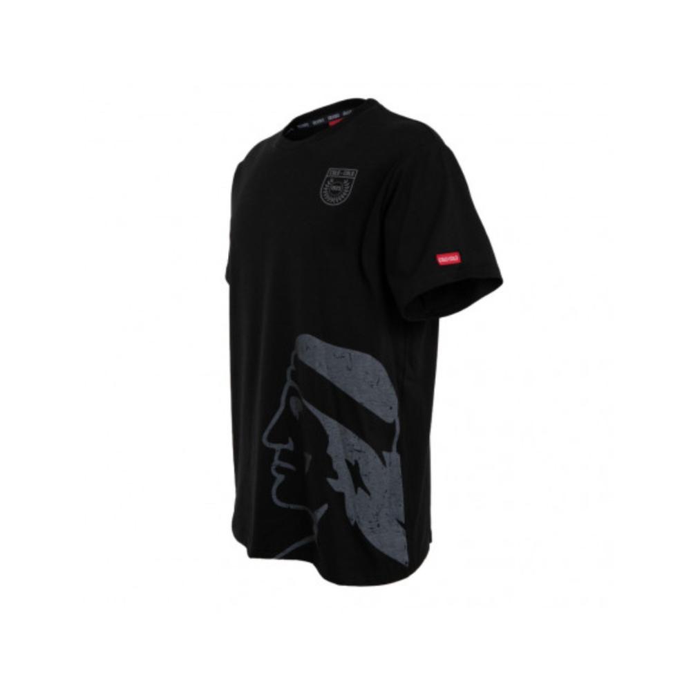 Polera Colo Colo Urbano Negra Cacique Gris