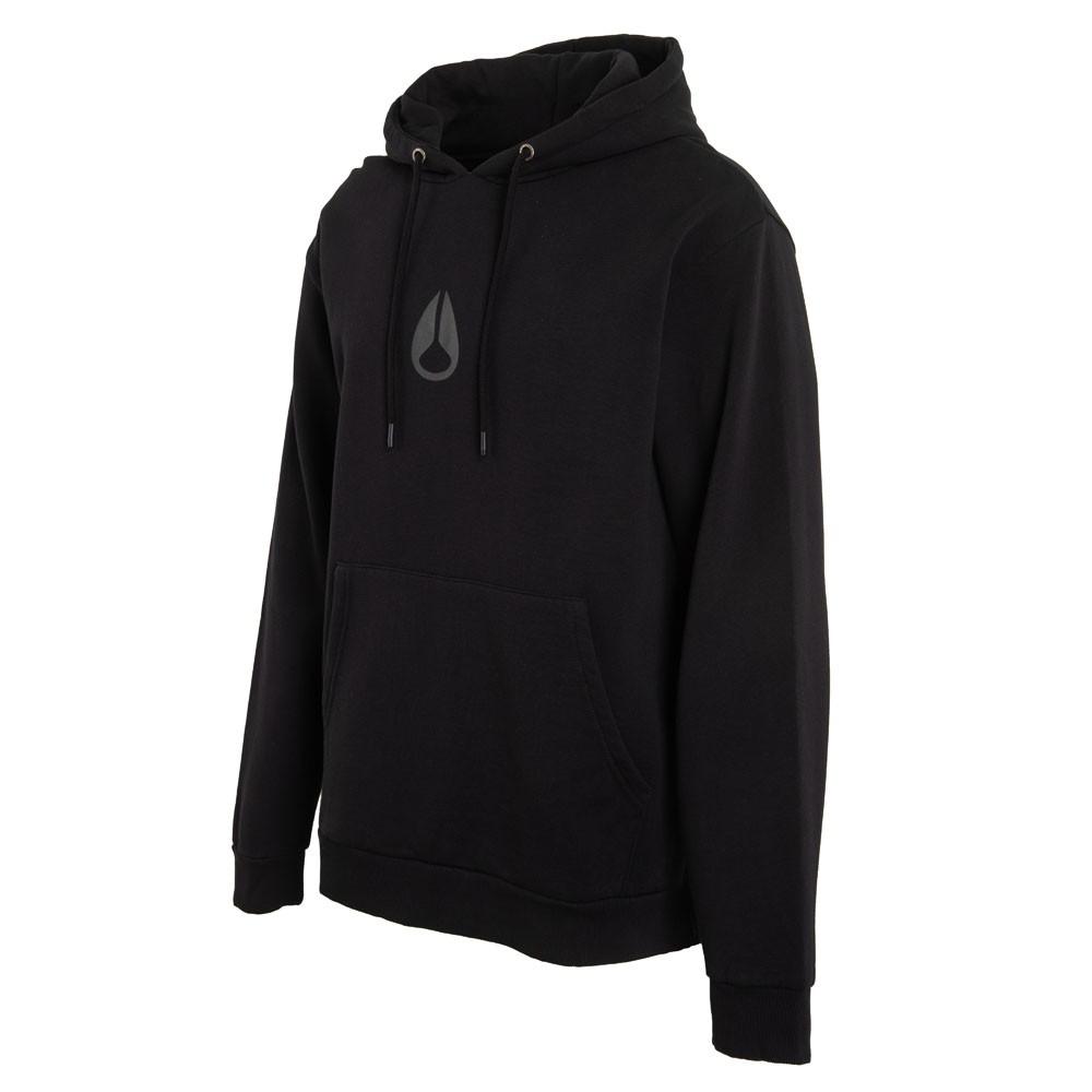 Poleron Men Hoodie Icon Black Grey